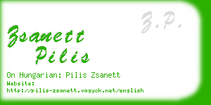 zsanett pilis business card